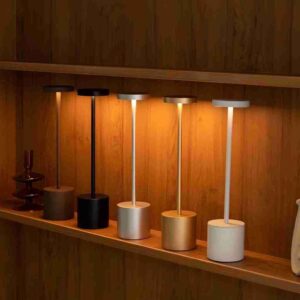 لامپ رومیزی بی‌سیم لمسی مدل Retro Bar