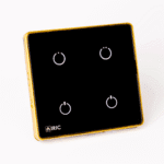 کلید لمسی چهار پل ساده طرح یاقوت آیریک